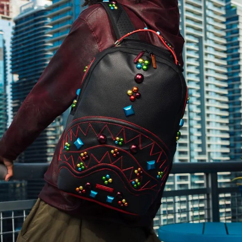 NWT Sprayground GEMSTONE OUTLAW BACKPACK (DLXV) Limited Edition SOLD OUT FOREVER - Picture 3 of 11